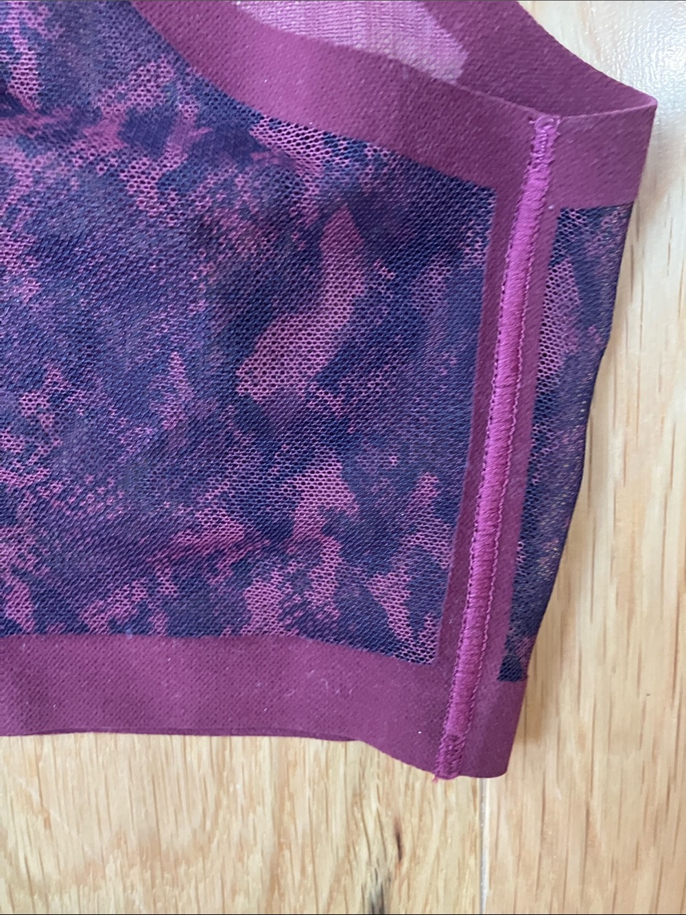 NWT EBY Sheer Bralette in Wine size Large - Picture 8 of 13